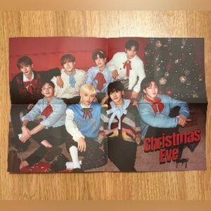 Stray Kids Christmas Eve Poster Red Version